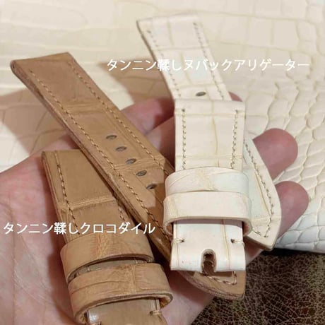 Limited Order12 タンニン鞣しアリゲーター ヌバック仕上げ カスタムオーダー