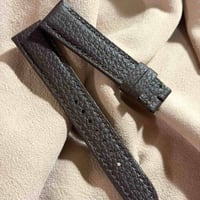 tog-17 カーフレザー  腕時計ベルト ダークブラウン (ラグ幅19 mm - バックル幅16 mm)