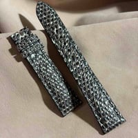 liz-386  リザード レザー 腕時計 ベルト ナチュラル (ラグ幅19 mm - バックル幅16 mm)