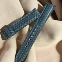 sna-179 シースネイク（ウミヘビ）グレー　腕時計ベルト  (ラグ幅18mm - バックル幅16 mm)