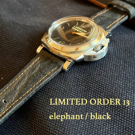 Limited Order13 エレファントレザー（ブラック） カスタムオーダー