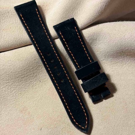 exh-106 ホエールレザー 腕時計ベルト  (ラグ幅19mm - バックル幅16mm)