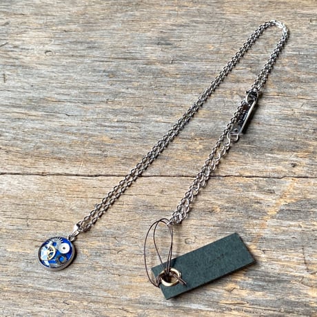 【new!!】CLOPOA petit necklace blue【K1040】