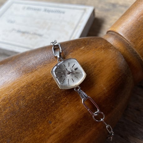 【new!!】antique tonneau dial stainless bracelet 【K0886】