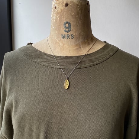 【new!!】antique tonneau dial necklace "WITTNAUER" 【K1044】