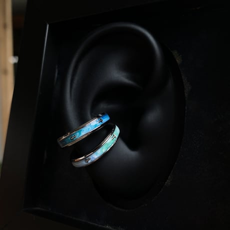 【new!!】CLOPOA season's multicolored2way earcuff&rings 2本セット"August 17th"【K1049】