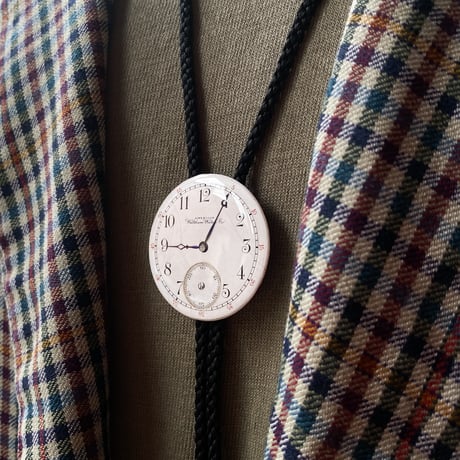 【new!!】antique pocket watch dial looptie "WALTHAM"【K1050】