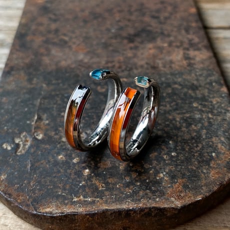【new!!】CLOPOA season's multicolored 2way earcuff&rings 2本セット"July 2nd"【K1038】