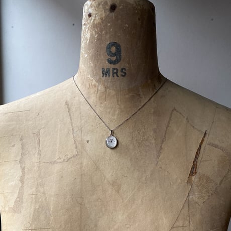 【new!!】antique dial necklace "BENRUS 1950s'~" 【K1039】