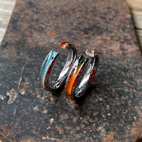 【new!!】CLOPOA season's multicolored 2way earcuff&rings 2本セット"July 2nd"【K1037】