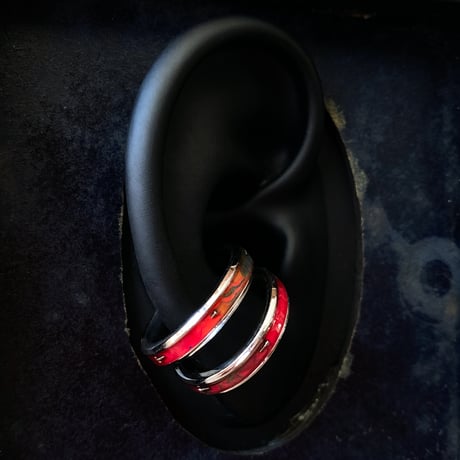 【new!!】CLOPOA season's multicolored 2way earcuff&rings 2本セット"september 28th"【K1068】