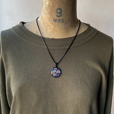 【new!!】CLOPOA BLACK standard necklace blue【K1042】