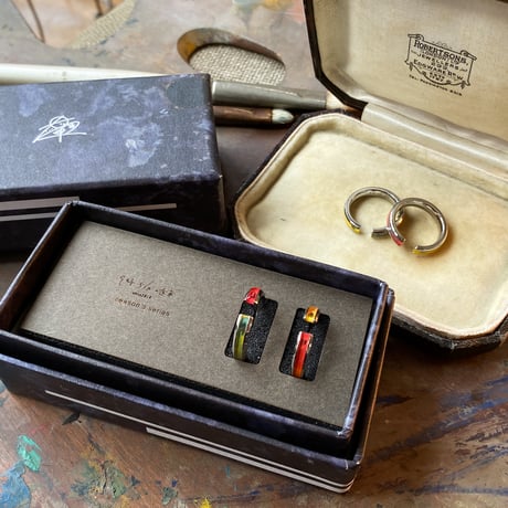 【new!!】CLOPOA season's multicolored 2way earcuff&rings 2本セット"october 14th "【K1078】
