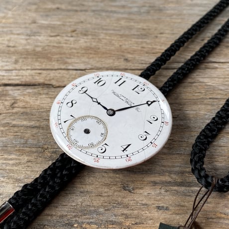 【new!!】antique pocket watch dial looptie "WALTHAM"【K1050】