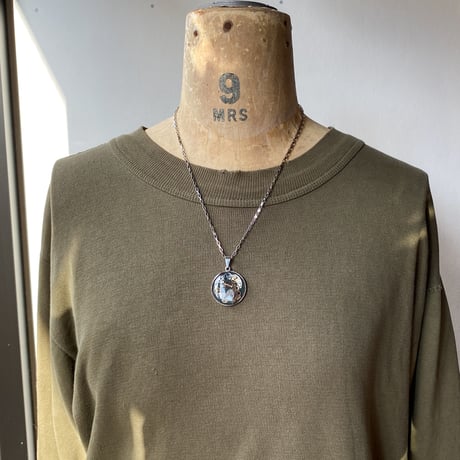 【new!!】CLOPOA standard necklace dark olive【K1064】