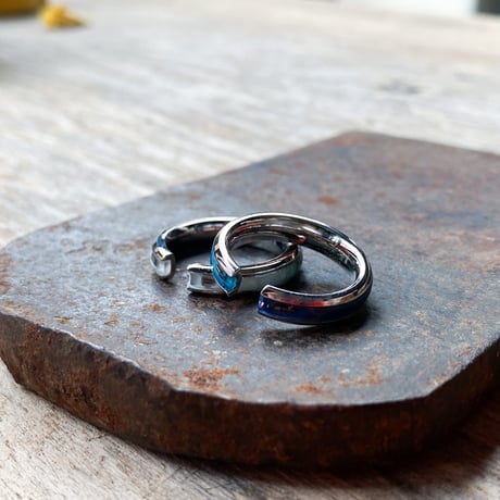 【new!!】CLOPOA season's multicolored2way earcuff&rings 2本セット"August 17th"【K1049】