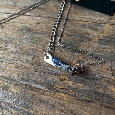 【new!!】antique teardrop dial necklace "BULOVA"【K1071】