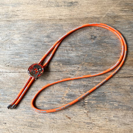 【new!!】CLOPOA "NINE-FIVE GEARS" looptie necklace orange【K1052】
