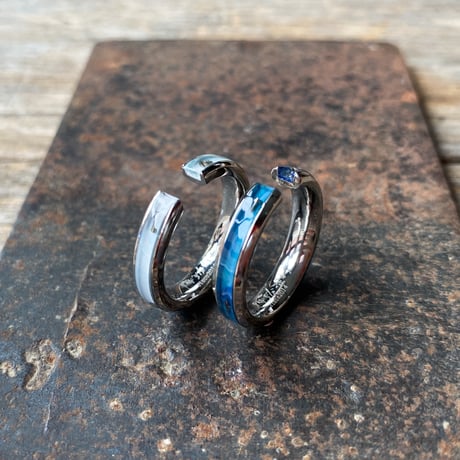 【new!!】CLOPOA season's multicolored2way earcuff&rings 2本セット"August 17th"【K1049】