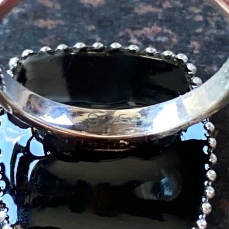 【new!!】antique tonneau dial silhouette ring SV925 "SEIKO" #10 (ボックス付)【K1055】