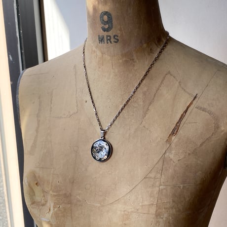 【new!!】CLOPOA standard necklace dark olive【K1064】