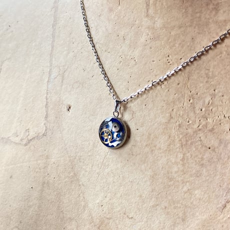 【new!!】CLOPOA petit necklace blue【K1040】