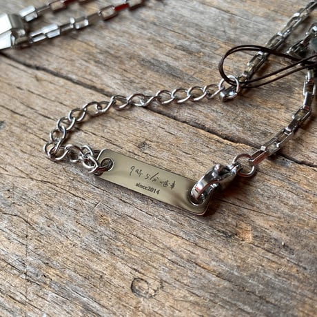 【new!!】CLOPOA standard necklace dark olive【K1064】