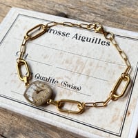 antique square dial bracelet ”SWISS MADE"【K1062】