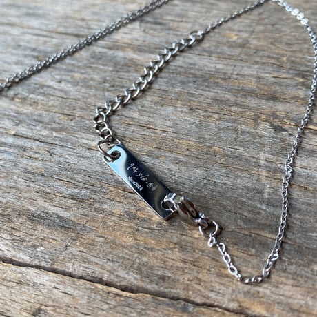 【new!!】antique tonneau dial necklace "WITTNAUER" 【K1044】