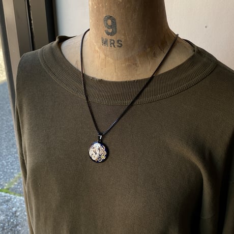 【new!!】CLOPOA BLACK standard necklace blue【K1042】
