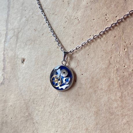 【new!!】CLOPOA petit necklace blue【K1040】