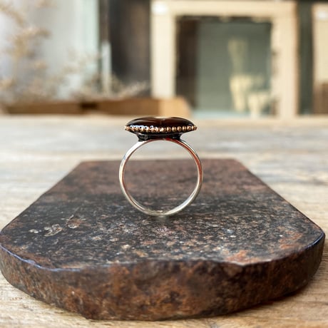 【new!!】hexagon dial silhouette ring SV925 "SEIKO" #12 (ボックス付)【K1054】