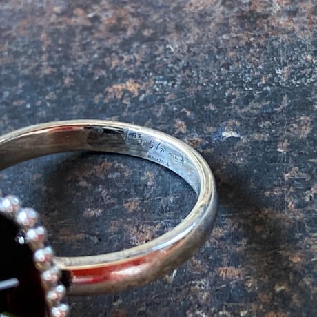 【new!!】antique tonneau dial silhouette ring SV925 "SEIKO" #10 (ボックス付)【K1055】