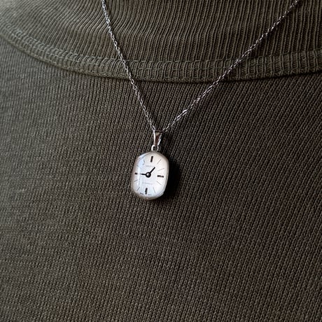 【new!!】antique oval dial necklace "CROTON" 【K1047】