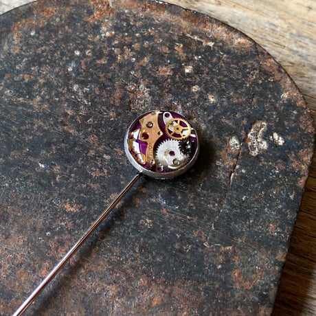 【new!!】CLOPOA standard hatpin/lapel pin purple【K1035】