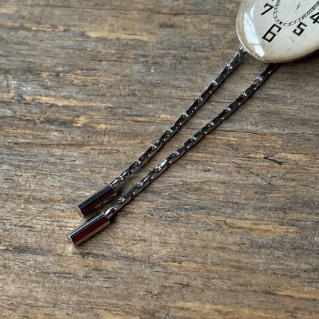 【new!!】antique oval dial chain looptie necklace "BULOVA"【K1043】
