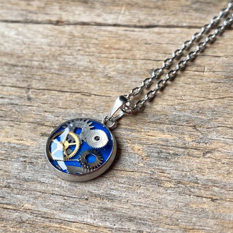 【new!!】CLOPOA petit necklace blue【K1040】