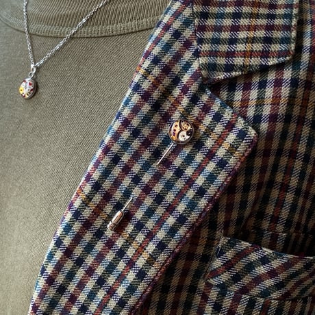 【new!!】CLOPOA standard hatpin/lapel pin purple【K1035】