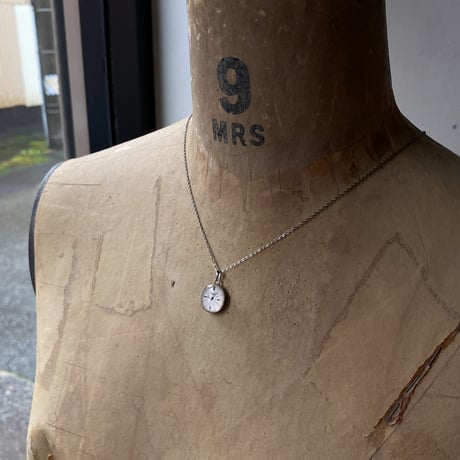 【new!!】antique dial necklace "BENRUS 1950s'~" 【K1039】