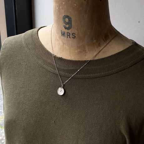 【new!!】antique dial necklace "BENRUS 1950s'~" 【K1039】