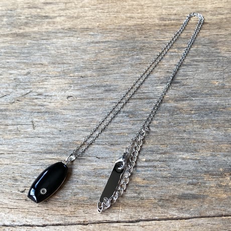 【new!!】antique tonneau dial necklace "WITTNAUER" 【K1044】