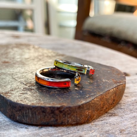 【new!!】CLOPOA season's multicolored 2way earcuff&rings 2本セット"october 14th "【K1078】