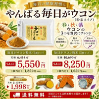 【SALE】やんばる毎日ウコン3種粉末タイプ 100g【単品～20個セット】