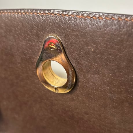 GUCCI グッチ  オールドグッチ 70s80sヴィンテージ GGプラス(GGスプリーム) PVC/ピッグスキン レザーショルダー バッグ 美品