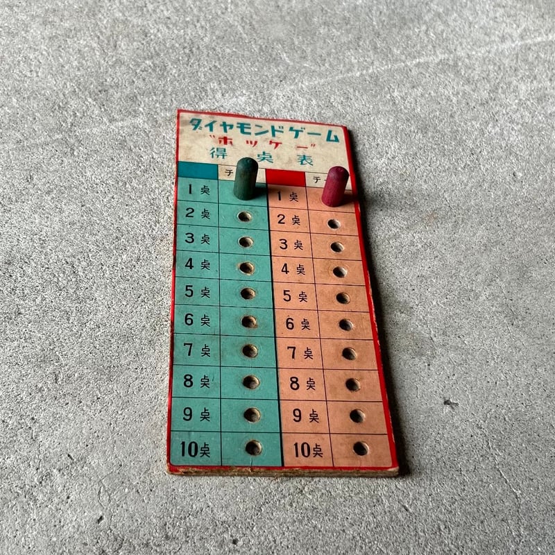 1959年発売 ヨネザワ (米沢玩具) ダイヤモンドホッケーゲーム / ブリキ