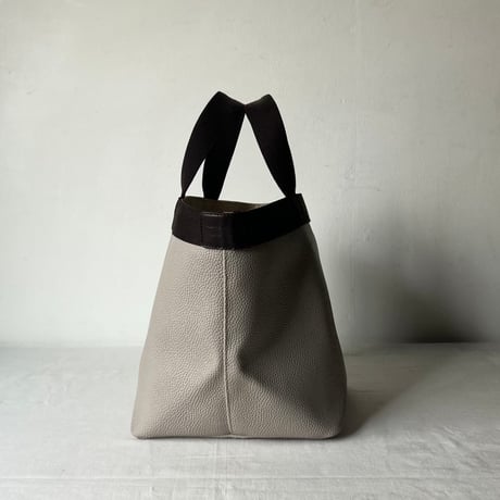 Herve Chapelier エルベシャプリエ 707GP リュクス舟型トートM マスティック×モカ 外観美品 made in France