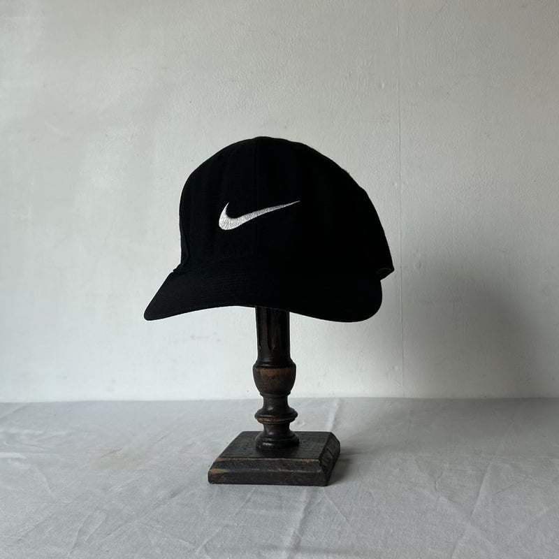 90s NIKE CLASSIC PRO FITTED オールドナイキ ウール混 キャップ 黒
