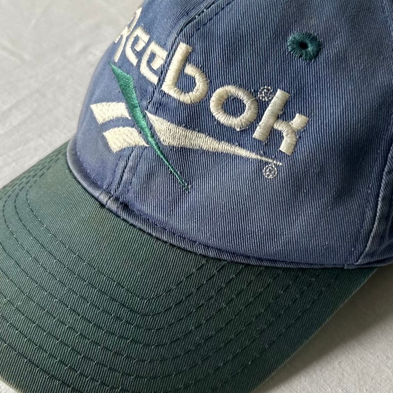 90s Vintage Reebok 2-Tone Vector Logo Cap ヴィンテー