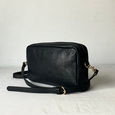 SONIA RYKIEL SACS ソニアリキエル サック 90s ヴィンテージ　シボ本革 ネイビーグレー ゴールド金具 ミニショルダーバッグ used 美品