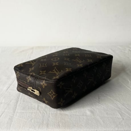 LOUIS VUITTON  ルイ・ヴィトン  モノグラムライン「トゥルース・トワレット23」M47524  70s80sヴィンテージ 布製織りタグ フランス製 made in France